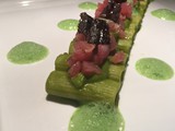 Rigatoni tuna crispy olive